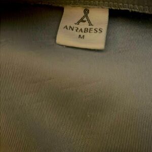 Powder blue AnraBess jogging 2piece long sleeve, drawstring medium, poly/cotton.